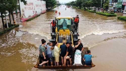 Solidarité du Pape avec les victimes des inondations en Chine