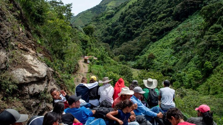 Desplazados en Colombia por la violencia