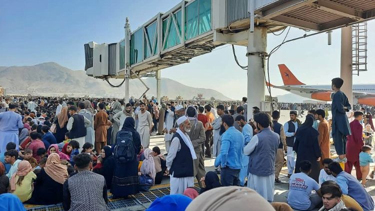 Chaos auf dem Flughafen in Kabul