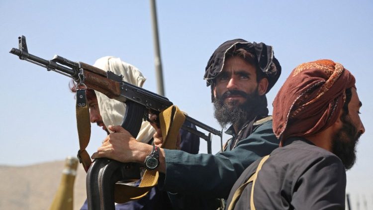 Combattants talibans à Kaboul