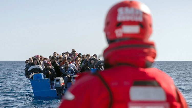 Mittelmeerflüchtlinge, von Libyen kommend
