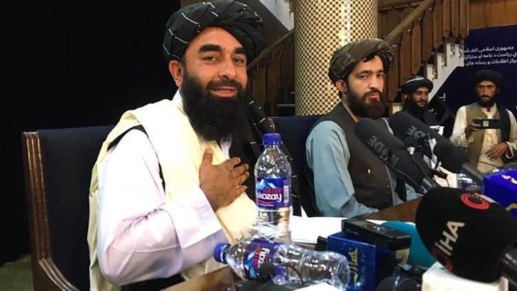 Coletiva de imprensa dos talibãs