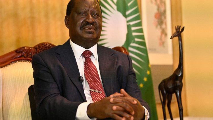 Auch Oppositionsführer Raila Odinga befindet sich im Wahlkampf