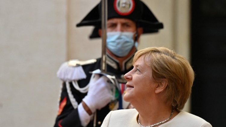 Bundeskanzlerin Angela Merkel in Rom