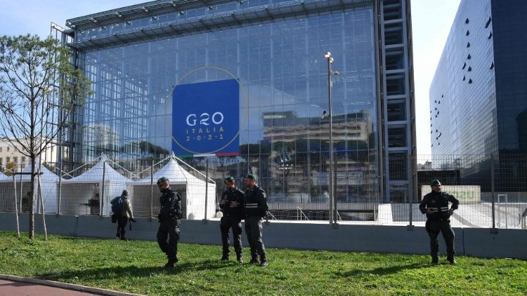 "La Nuvola" in Rome prepares to host the 2021 G20 Summit