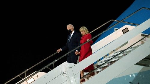 Expectativas por el G20. El Presidente estadounidense, Biden, llega a Roma