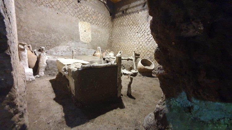 Pompeia, o quarto dos Escravos (Fotos: Parque Arqueológico de Pompeia)