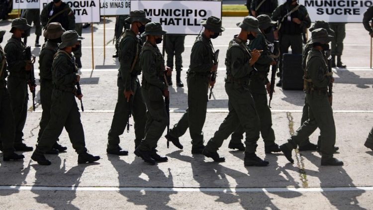 Despliegue de la Fuerza Armada Bolivariana  para mantener el orden durante las elecciones.