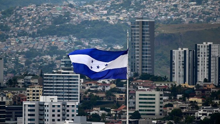 Bandera de Honduras.