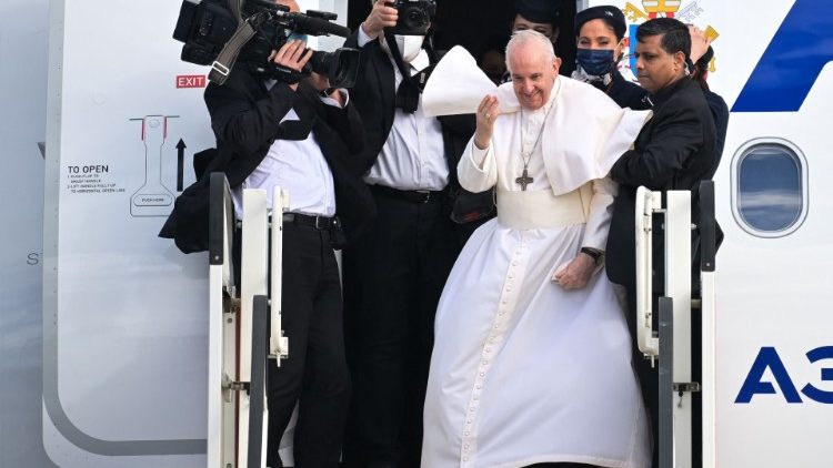 Pope Francis before boarding ITA flight for an apostolic journey (File photo)