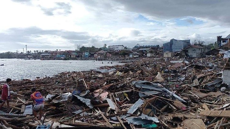 Ein Bild der Zerstörung auf den Philippinen