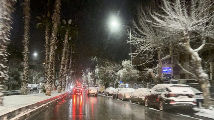 20. Januar: Schnee in Damaskus