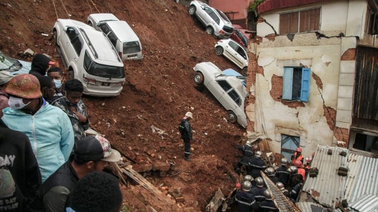 Ein Bild der Zerstörung in der Hauptstadt Antananarivo