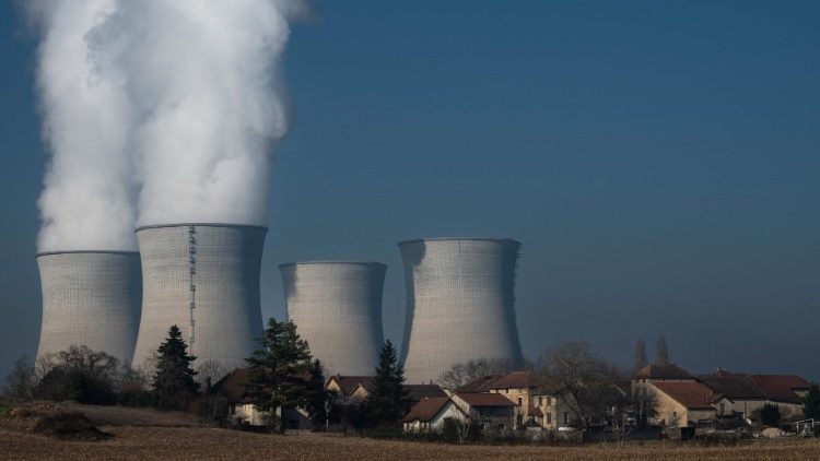 Das Kernkraftwerk Bugey in Saint-Vulbas in Ostfrankreich
