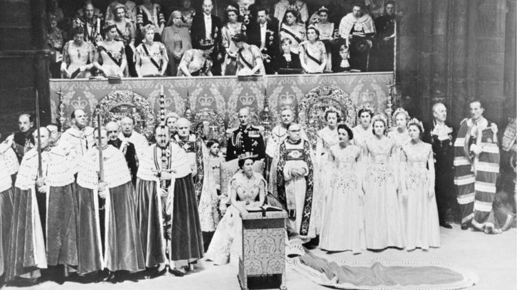 The Coronation of Queen Elizabeth II on 2 June 1953