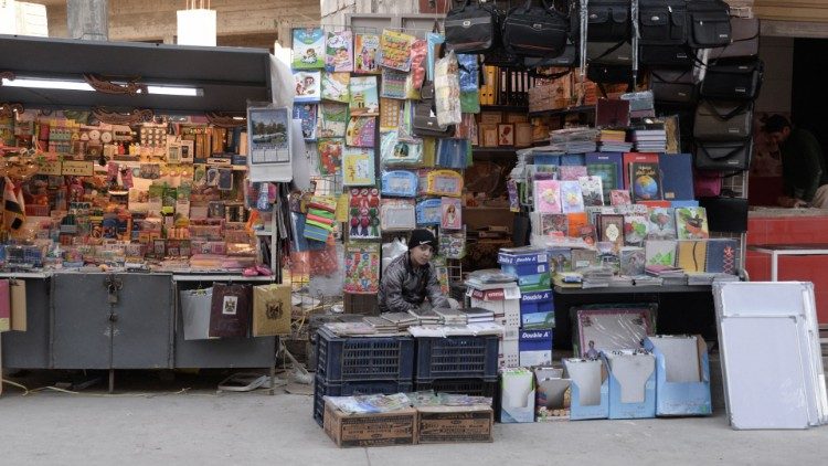 Mosul: Bücherstand auf dem Markt