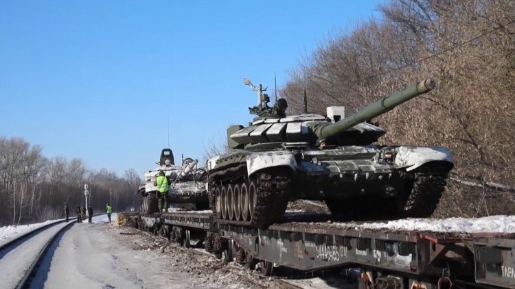 Transport rosyjskich czołgów