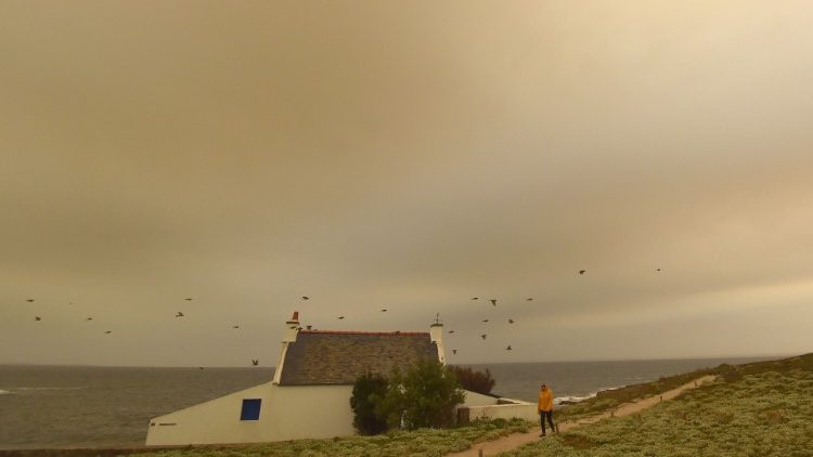 Sandsturm über Frankreich, Oktober 2017