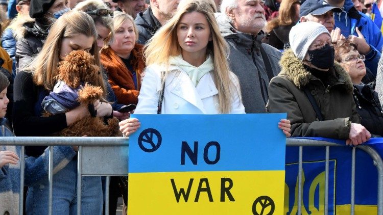 A mensagem de apoio à Ucrânia em plena Zagreb