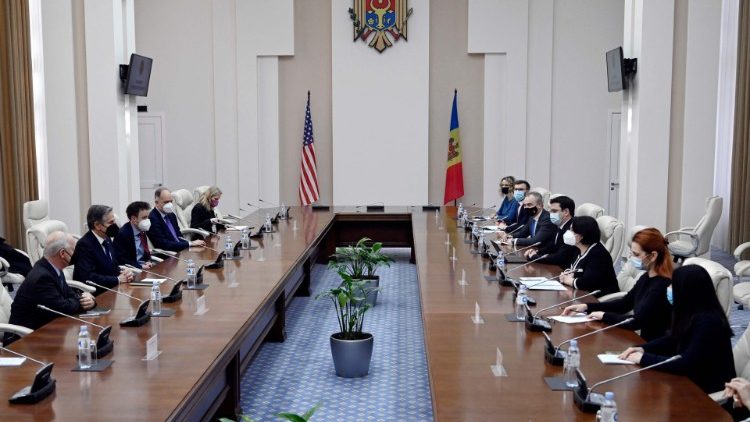 Tavolo di confronto in Moldova con il Segretario di Stato Usa Blinken
