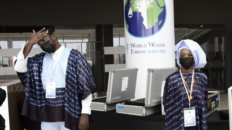 Ouverture du 9e Forum Mondial de l'Eau à Dakar, au Sénégal, le 21 mars 2022. (Seyllou/AFP)