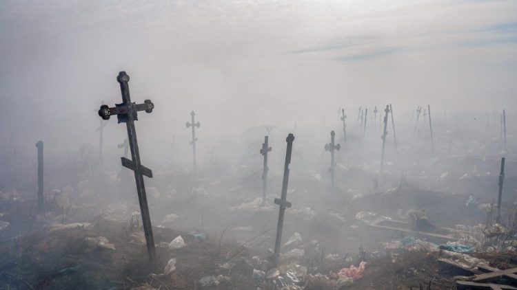 Friedhof in der Südukrainischen Stadt Mykolaiv