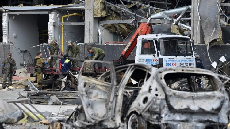 Militares ucranianos en Kiev, 24 de marzo de 2022.