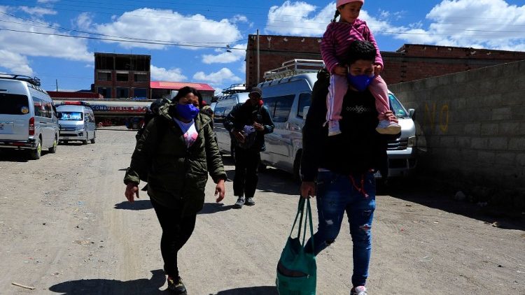 Flüchtlinge auf dem Weg nach Chile