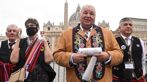 Os indígenas Métis Manitoba visitam o Papa: "Ele tocou nossos corações"