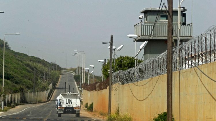 Grenzüberwachung nach libanesischem Raketenangriff auf Israel im April 2022 