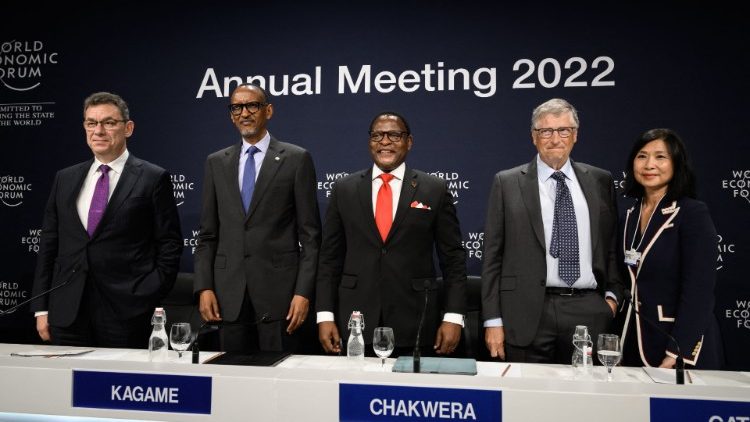 Gäste des World Economic Forum in Davos
