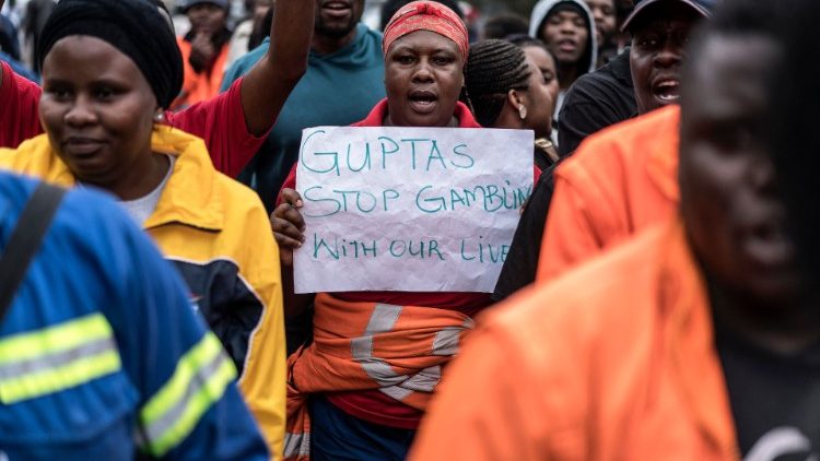 Minenarbeiter in Südafrika streiken