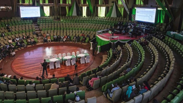 Vorbereitungen auf die Wahl: Am 9. Juni 2022 fand zu Übungszwecken in Kenia eine Simulation der elektronischen Stimmübermittlung statt 
