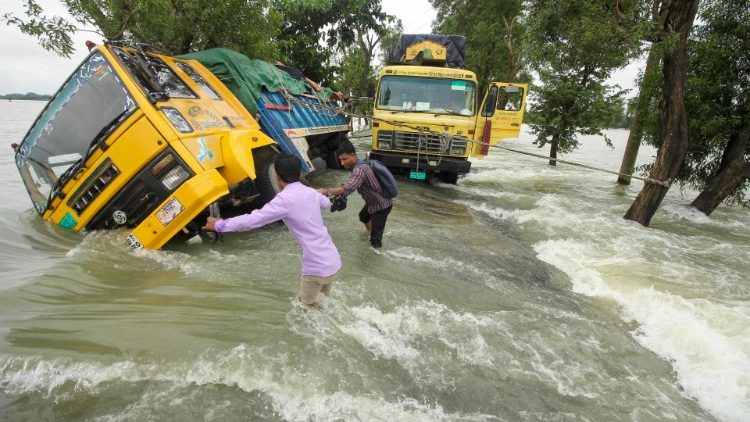 Schwere Überschwemmungen in Bangladesch