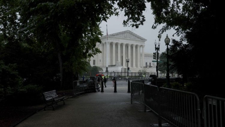 A view of the US Supreme Court building