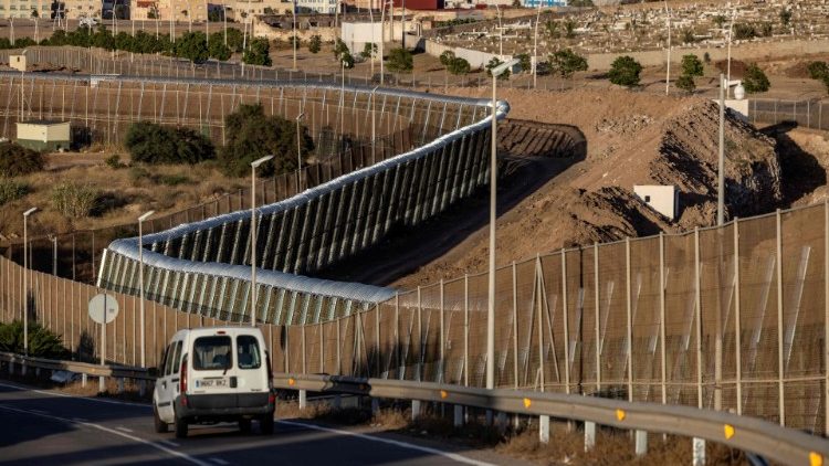 Grenzanlage in Melilla