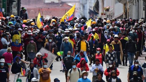 Equador. Iniciadas as mesas de diálogo: Conferência episcopal fiadora do processo
