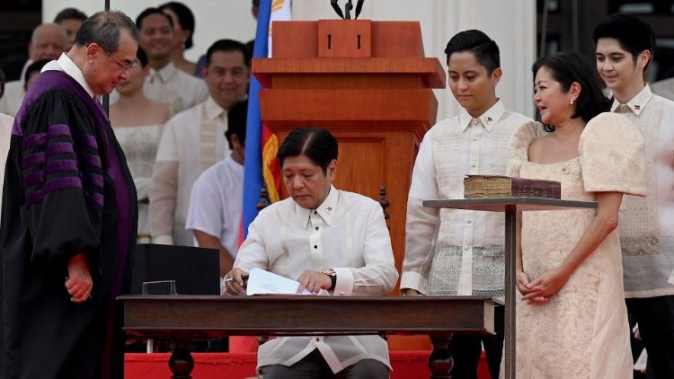 Zeremonie zur Amtseinführung von Marcos Jr. in Manila (30.6.2022)