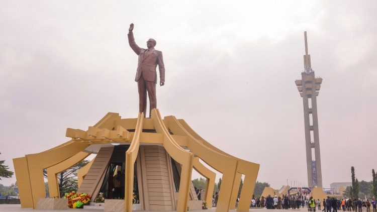 Le mausolée de Patrice Lumumba, héros de l'indépendance congolaise, à Kinshasa. Image d'illustration. 