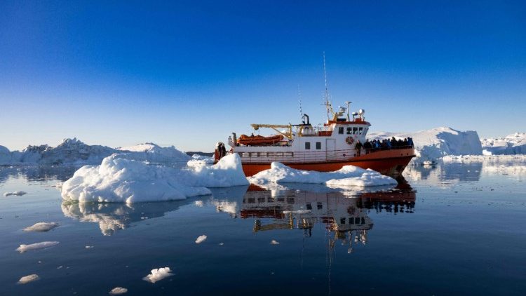 En Groenlandia, se produce el fenómeno de deshielo de los icebergs debido al calentamiento global (Foto: AFP or licensors).