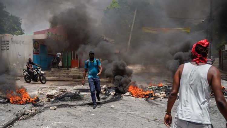 Protesto em Porto Príncipe, Haiti