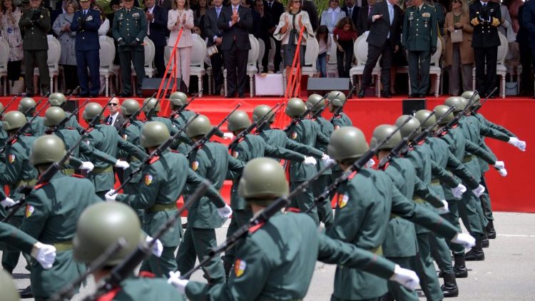 Kolumbianische Armee am Unabhängigkeitstag