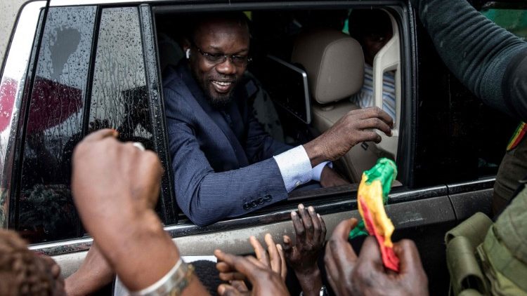 Ousmane Sonko, presidente del partito di opposizione   Patriots of Senegal for Ethics, Work and Fraternity (Pastef)
