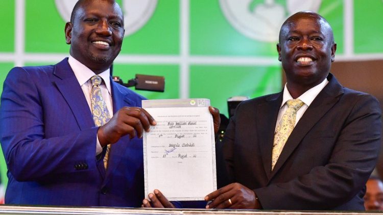 Tume ya Uchaguzi na Mipaka (IEBC) ya Kenya, tarehe 15 Agosti 2022 imemtangaza mgombea wa Kenya Kwanza, Dr. William Ruto kuwa Rais mteule wa Kenya