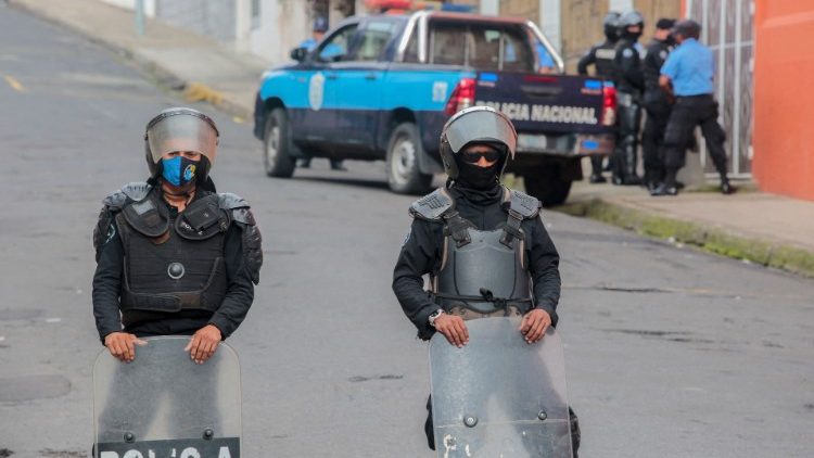 Forze di polizia in Nicaragua 