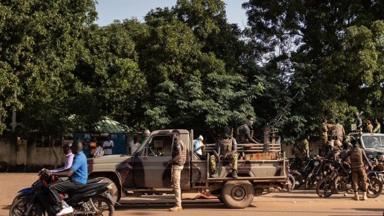 Ouagadougou, le 3 octobre 2022, après le coup d'État. 