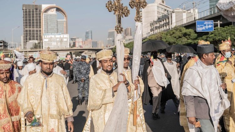 Hali nchini Ethiopia ni ngumu kwa vita.Kanisa la Kiorthodox walifanya maadamano 