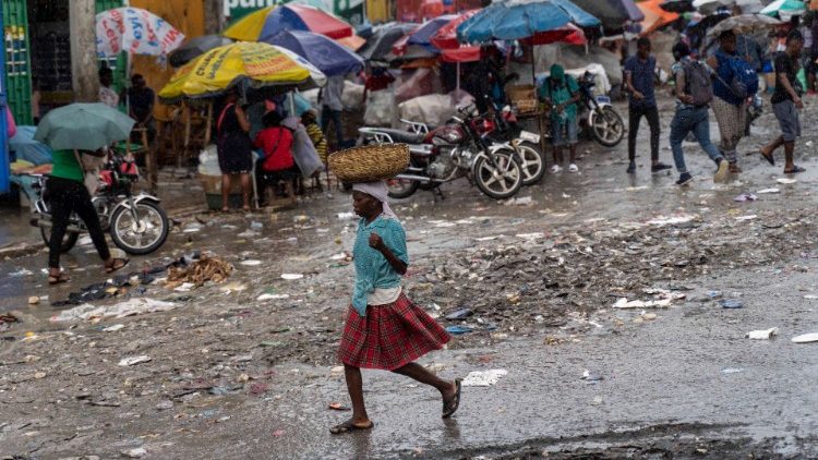 Dans les rues de Port-au-Prince, la capitale haïtienne, le 25 octobre 2022. 
