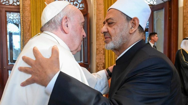 Papst Franziskus und Ahmed al-Tayyeb in Bahrain
