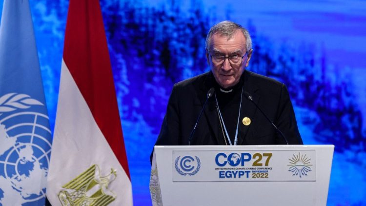 Kardinalstaatsekretär Pietro Parolin beim COP27